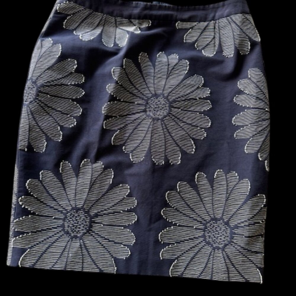 Boden Blue a line skirt size 8P Women's